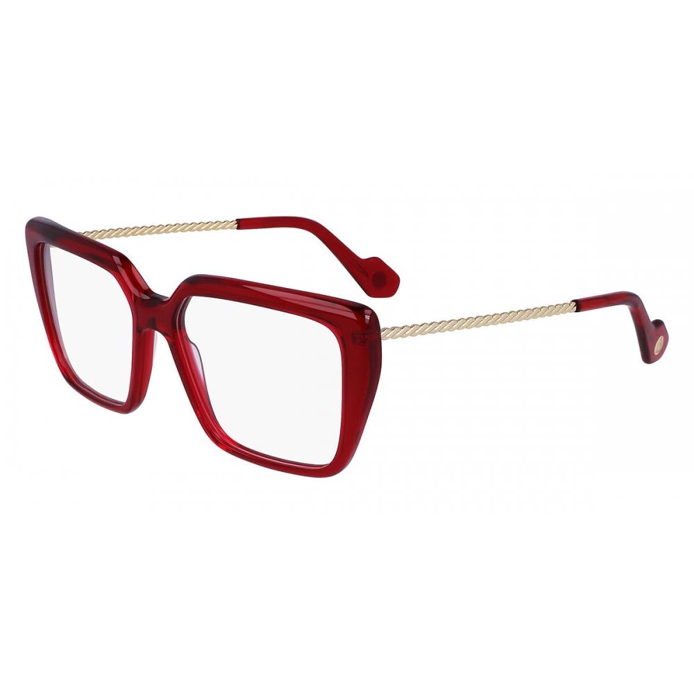 

Lanvin Women Eyeglasses Lnv2633 604 Transparent Red/54-15-140