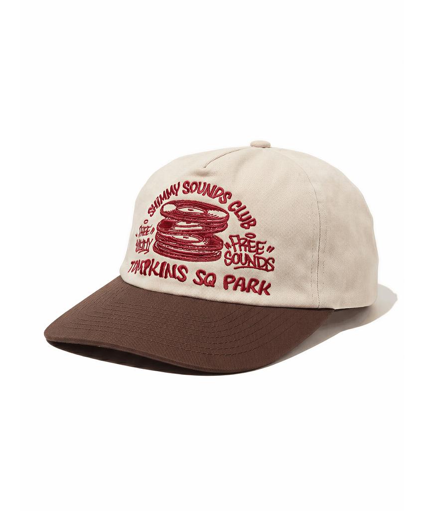 Swimisaunjeukeulleob Square Park 5P Cap [Ivory/Brown]