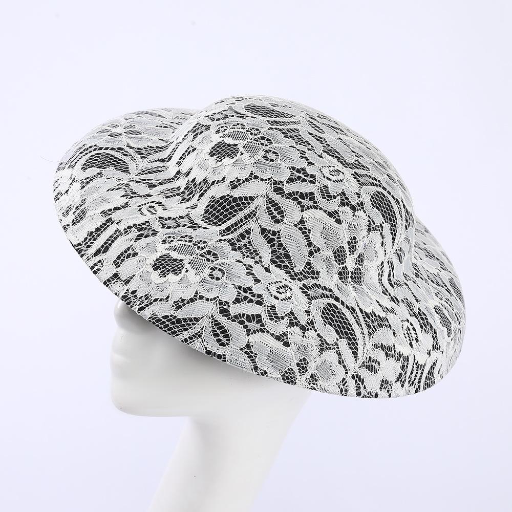 New satin top hat high-end banquet bridal headdress diameter cm hat + base DIY handmade accessories