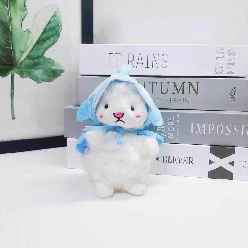 Sheep Whimsical Plush Keychain Adorable Lamb Bag Charm Soft Toy In Vibrant Shades