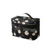 New Daisy Flower Makeup Bag Mesh Lightweight Storage Bag Large Capacity Cosmetics Bag