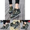 Classic Camouflage High-top Sport Shoes For Women With Height Boosting 6.5cm Sole