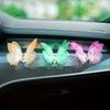 3Pcs 3D Dynamic Butterfly Car Interior Decoration Auto Dashboard Vent Clip Ornaments For Woman Man Gift Car Accessories Supplies
