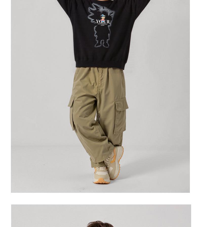 Korean Style Cartoon Sports Hoodie for Older Kids - Boys' Long Sleeve Top