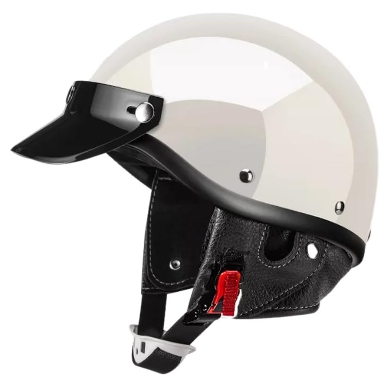 MOTOBOSS American Classic Beret Half Helmet, Men's and Women's, Skateboarding, Classic Style, Half Hat,