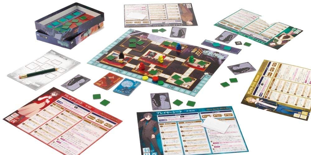 Yanoman Mystery brettspill for oppklaring og fortielse Antall 3 til 5 Game Shun AYA Hiyori Asahigawa [Labyrinth mystery] spillere design &