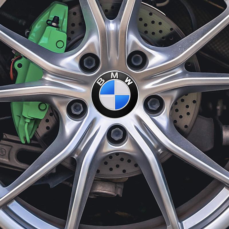 For BMW M X1 X3 4pcs 56/65mm Car Wheel Center Hub Cap Stickers For BMW M E46 E90 E60 F30 F10 E39 E36 F20 G30 G20 E87 E92 E91 E30