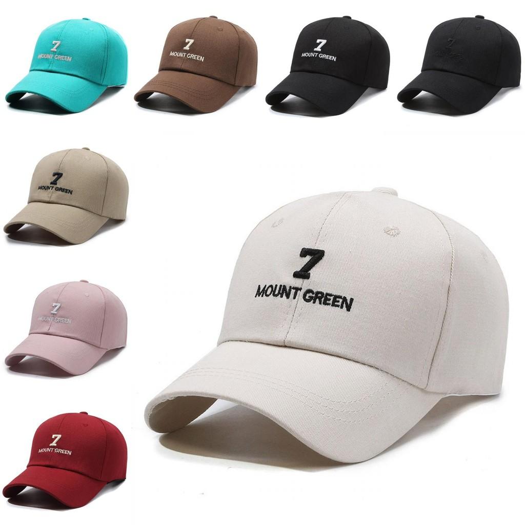Mount 7 Embroidery Green Baseball Cap Peaked Caps Outdoor Sun Hat Gift Casual