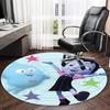 1pc Vampirina1 Print Round Carpet Chair Round Carpet Suitable for Bedroom Living Room Home Decorative Carpet