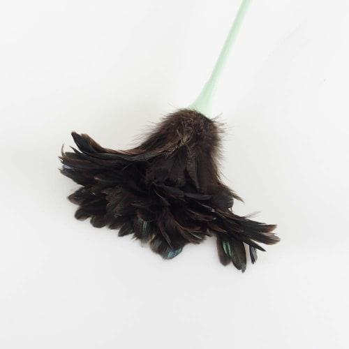 Azuma Feather Duster 60, 62cm Long, Gently Removes Dust, Made with Bird Tail Feathers, AG714