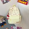 Spring New Schoolbag Korean Ins High Value Primary and Secondary School Students Light Backpack Fresh and Sweet Soft Girl Backpack