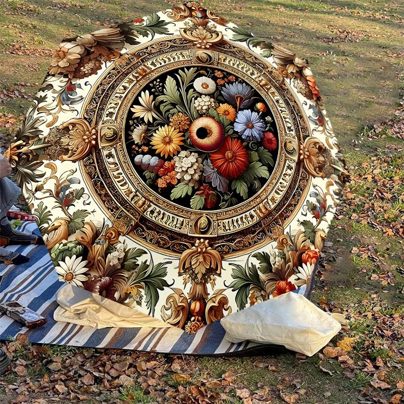 1 Stück Blumenverzierung Automatischer Öffnungs-/Schließschirm mit winddichtem, robustem 8-Rippen-Schirmdach, langlebigen Rippen, modischem Design 1249A