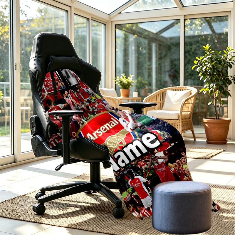 Coperte Personalizzate con Nome Squadra di Calcio Stampato, Arredamento per la Casa, Camera da Letto, Divano, Campeggio, Divano, Regali per Compleanno Natale