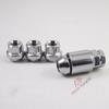 M12X1.5 M12X1.25 Steel 4pcs 22mm Car Wheel Rim Lock Nuts Locking Lug Nuts With Key