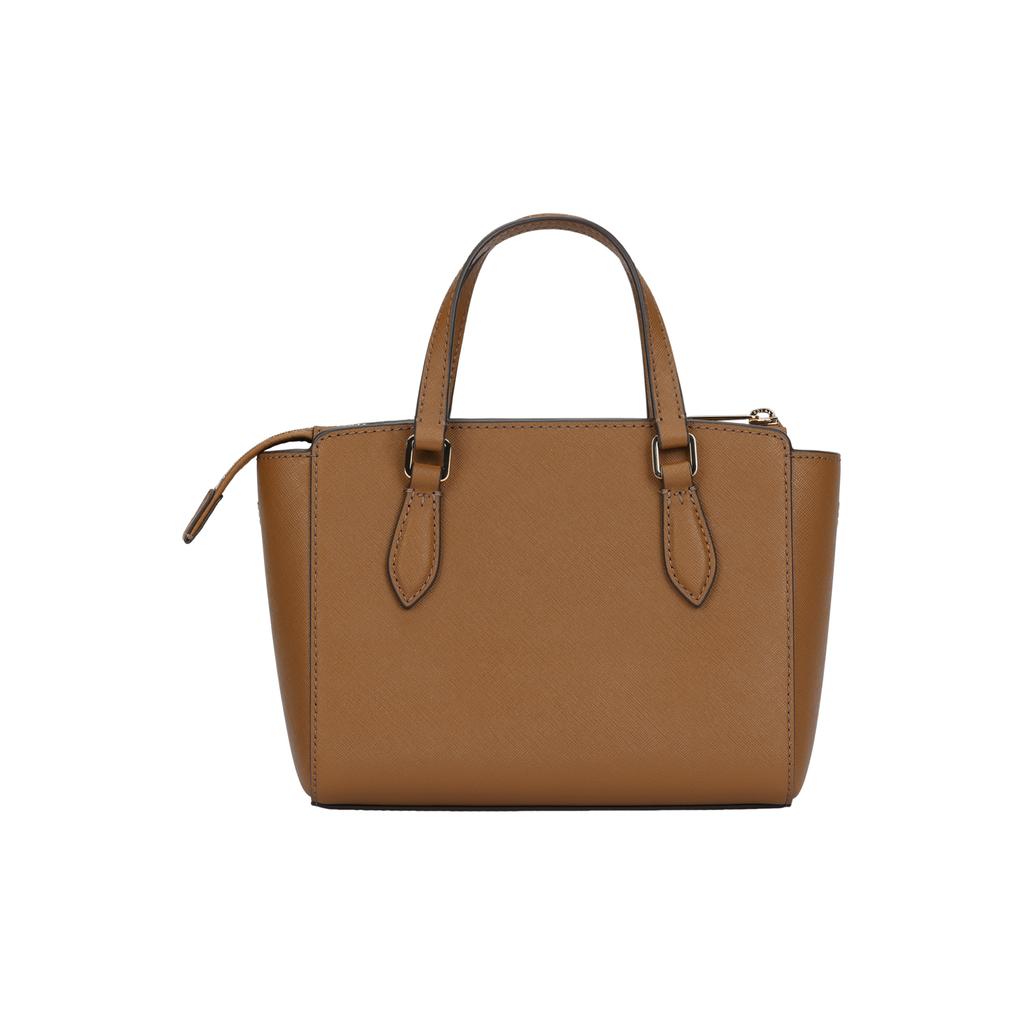 Tory Burch Emerson Minimalist Leather Tote Bag Women tote Caramel-Brown 138366-909