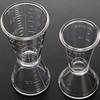 With Scale Ounce Measuring Cup Transparent Cocktail Jigger Resin Cocktail Measure Cup  Bartender