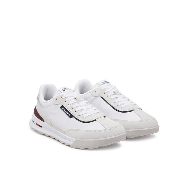 Мужские кроссовки Tommy Hilfiger Retro runner seasonal fm0fm05425 белые