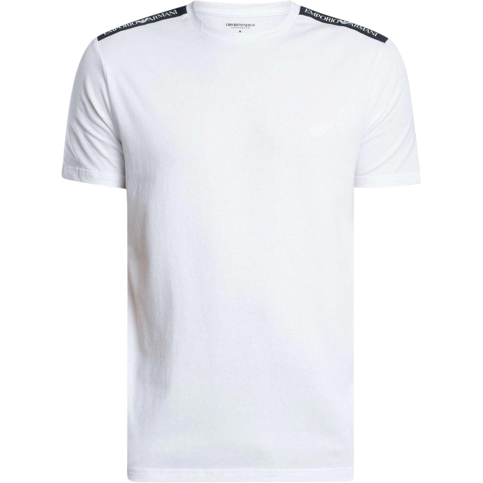 

Emporio Armani Letter Logo Crew Neck Short Sleeve T-Shirt Men Tops White EM000384-AF10779-U0002 XL