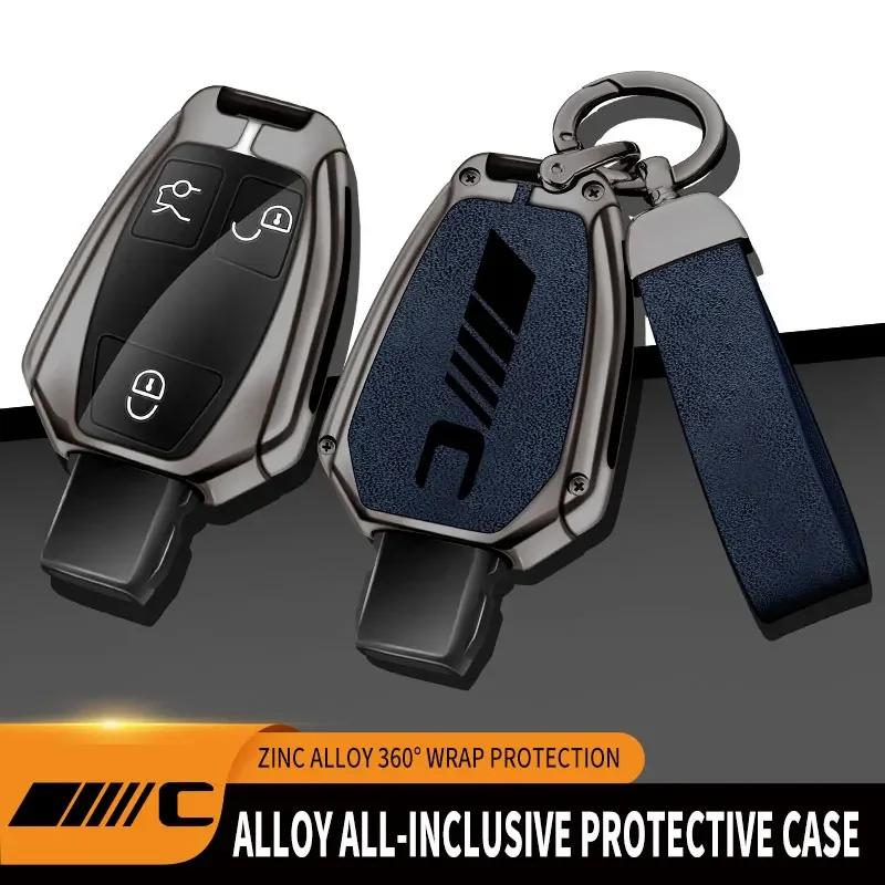 AABID1 Zinc Alloy Car Key Case For Mercedes Benz C Class Remote Control Protector For Mercedes Benz C300 C260 C200 C180 Key Cover