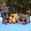 SpongeBob SquarePants Pineapple House, Krusty Krab, & Squidward's House Aquarium Ornaments