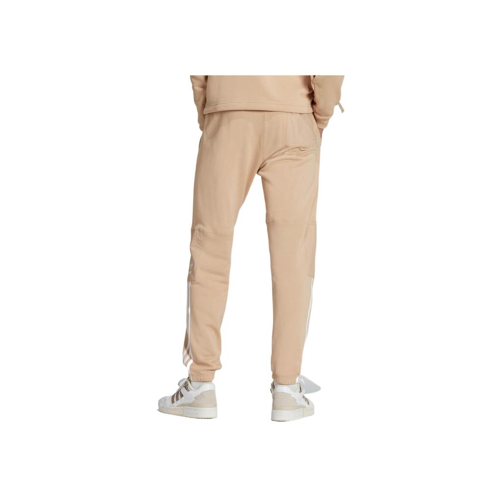 Adidas Originals Trefoil Print Logo Joggers Men Bottoms Khaki HL9398