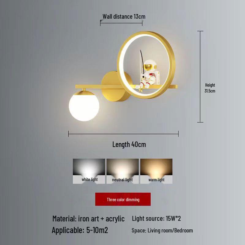 Nordic Deer Head Wall Lamp: Modern Minimalist Light for Bedroom, Corridor, Stair, or Living Room