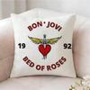 B-bon Jovi BAND SINGER Pillow Case Pillowcase, Double-sided Printed, Sofa Cushion, Bedroom Headboard Pillow