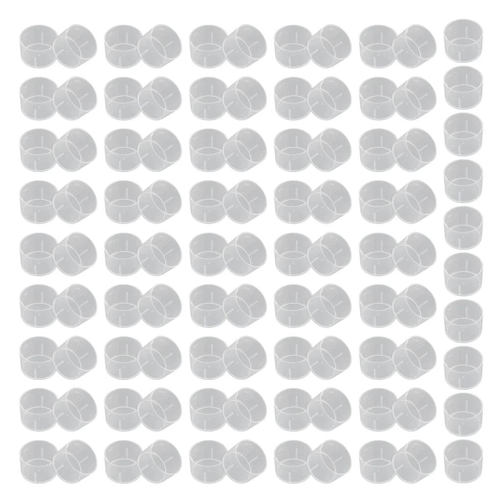 Disposable Measuring Cups As Pictures Show Medicine Measuring Cup Portable Measuring Cup Versatile Measuring Cup 100pcs Package