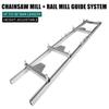 Portable Chainsaw Mill Guide Rail Aluminum Alloy 106 Inch Adjustable Cutting Thickness 18.5lbs Lightweight for Woodworking