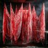 Gruseliges Gaze-Gewebe Halloween Grobmaschiges Gewebe, Polyester Baumwolle Dekoration für Spukhaus Unheimliche Atmosphäre, Gruselige DIY-Szenendekoration, Gruselige Party