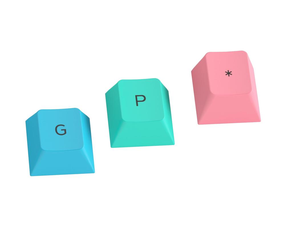 Glorious PBT Pastel Key Caps for Mechanical Keyboards, 114 Keycap Set (GLO-KC-GPBT-P, KB676)