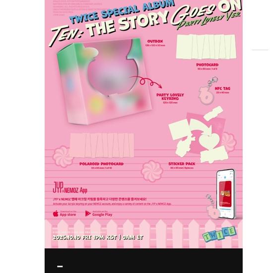 TWICE TEN The Story Goes On (Party lovely Ver)- Release 2025-10-10