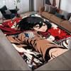 Attack On Titan Characters Anti-Slip Floor Mat, Rectangular Carpet for Living Room, Bedroom, Sofa & Game Area, Home Decor