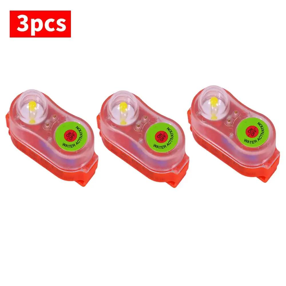 1-10 PCS Surfing Life Jacket Light LED Lithium Position Indicator Self-Lighting Life Saving Swimming Warning Lamp Attract Safet