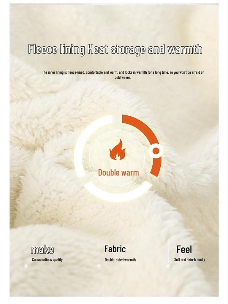 Women's Lambswool Thick Coat: Fleece Windbreaker for Spring to Winter, 2025 Collection.