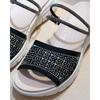 Vainer 9x60 Black Women Sandals Comfort