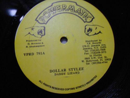 

LP Record DADDY LIZARD JOSEPH STEPPER Dollar Stylee Wanted List VPRD791 Powermatic 1992 Japan Reggae Ska Dub Used