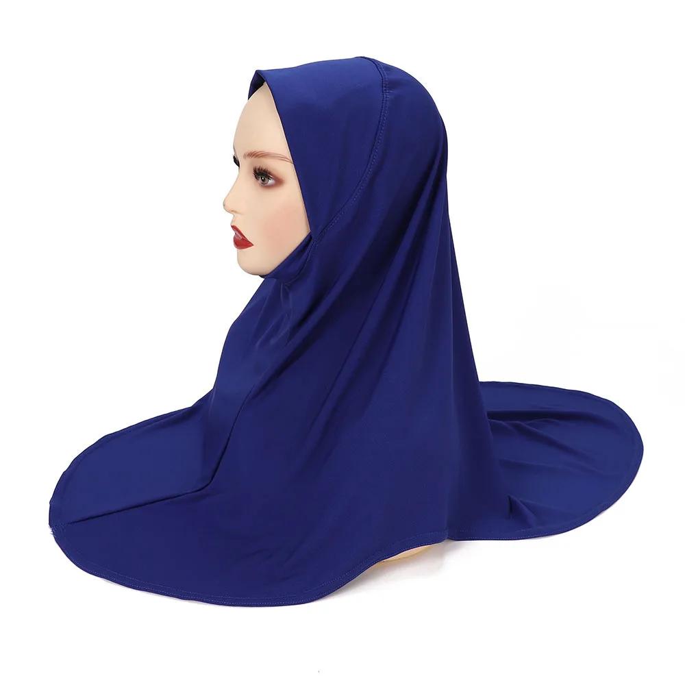 Modal Hijab Jersey Hijabs for Women Hijab Turban Arab Headgear Double Round Headscarf Bonnet Hijab Turbante Feminino Para Festa