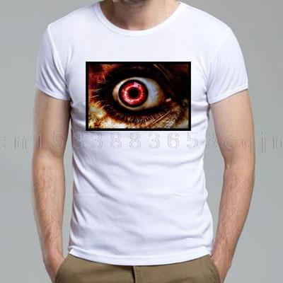 Man Tshirts An Eye For Horror By The Number Tshirt Men Custom T Shirt Oneck Short Sleeve