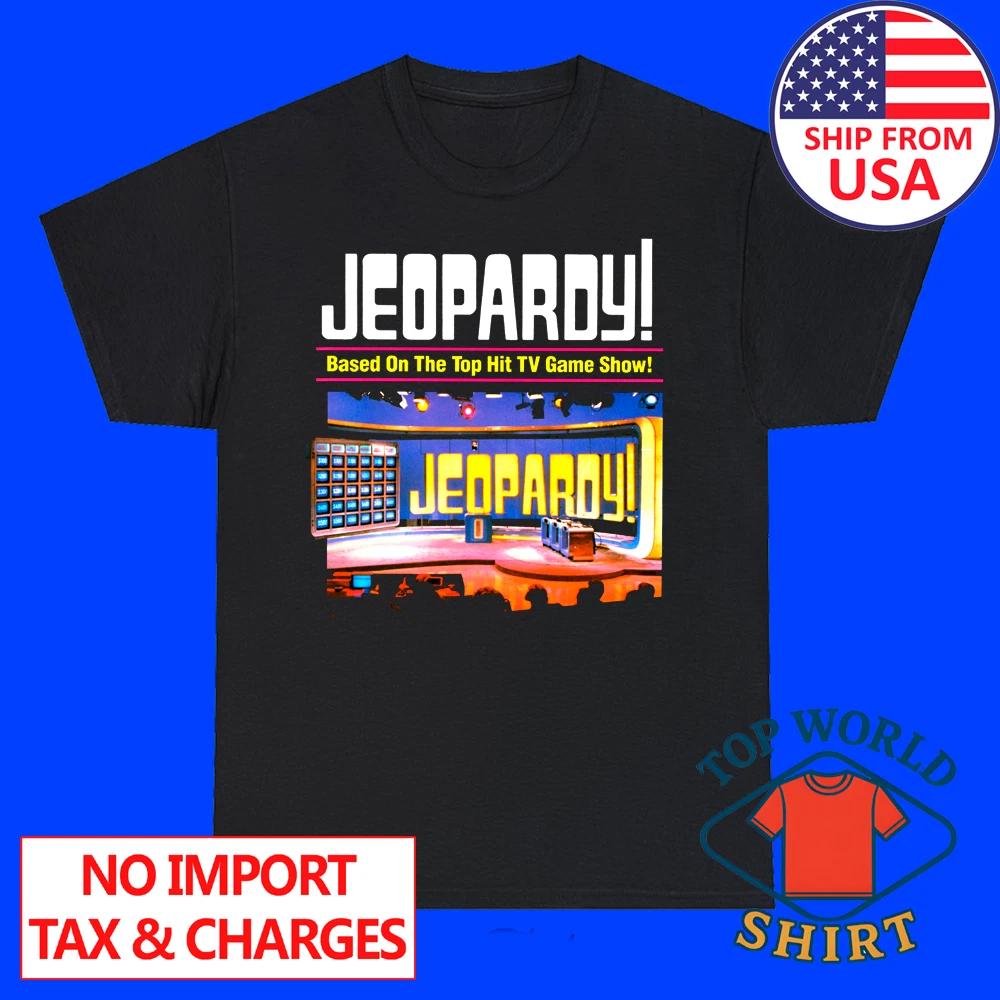Jeopardy Video Game TV Show Men s Black Size S to 3XL 3XL