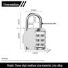 Waterproof Rustproof Anti-theft Padlock for Suitcases, Lockers, Schoolbags, Bike Frames, Helmets, and Gym.