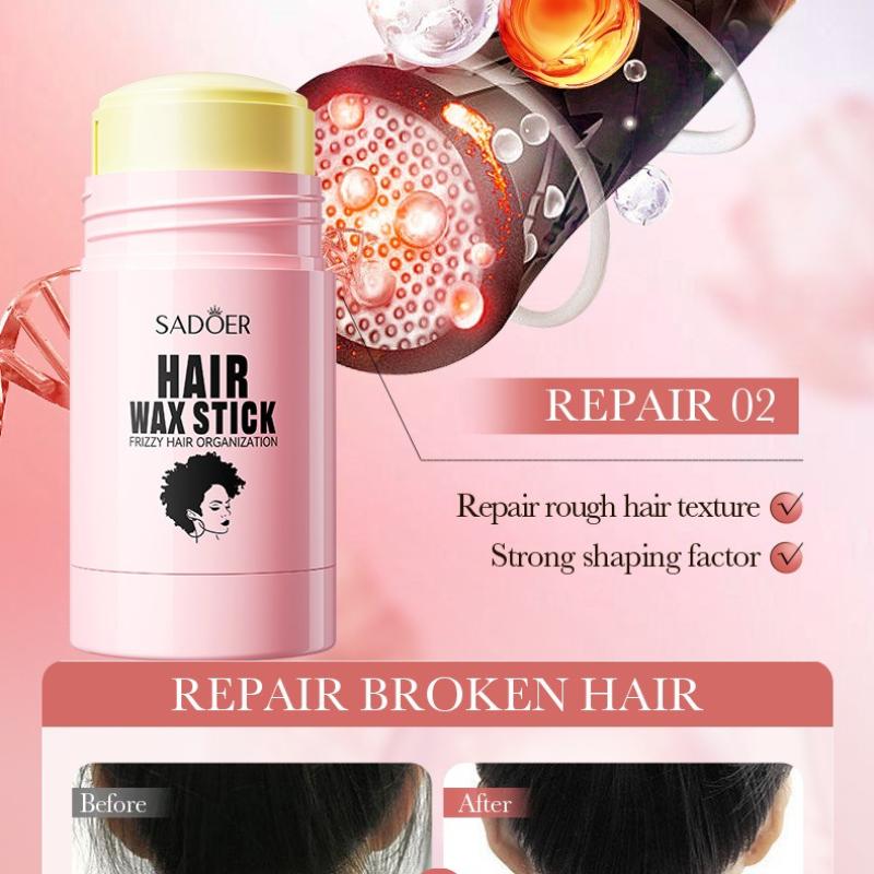 Broken hair finishing stick 30g SADOER styling messy hair finishing solution