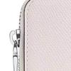 COACH Zip Around 11 Wrap-around zipper closure Cross-grain leather card holder regular women's white