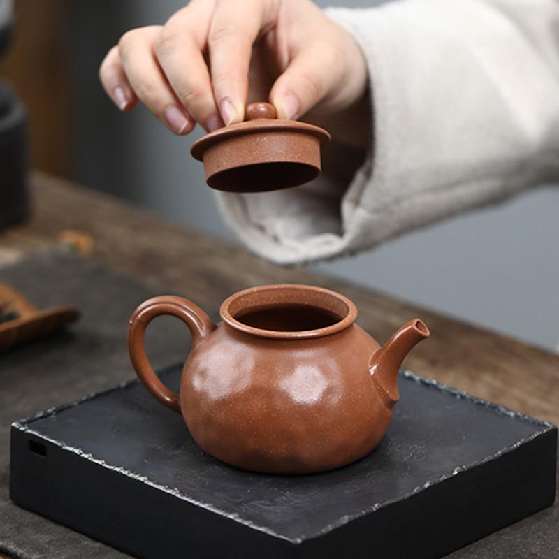 160ml Creative Yixing Purple Clay Teapot Master Handmade Tea Pot Kettle Beauty Tea Infuser Chinese High Grade Zisha Tea Set