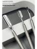 Stainless Steel Pre-Cuticle Pusher & Scissors Set for Russian Manicure