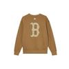 New MLB Boston Red Sox MONOGRAM BIG LUX Sweatshirt Unisex Camel 3AMTM0946-43CAS
