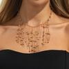 Light Luxury Tassel Chain – Sparkling Diamond Detail, Elegant Necklace for Party or Daily Wear, Timeless Feminine Style