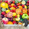 3d Wallpaper Strawberry Orange Fruits Photo Wall Mural Home Improvement Wall Papers