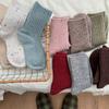 Thickened Cashmere Midcalf Socks for Women's Winter Warmth, Soft and Glutinous Wool Pile Socks