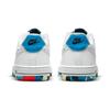 Nike Air Force 1 LV8 PS Swoosh Pack Kids Sneakers White Imperial-Blue Black DM7598-100